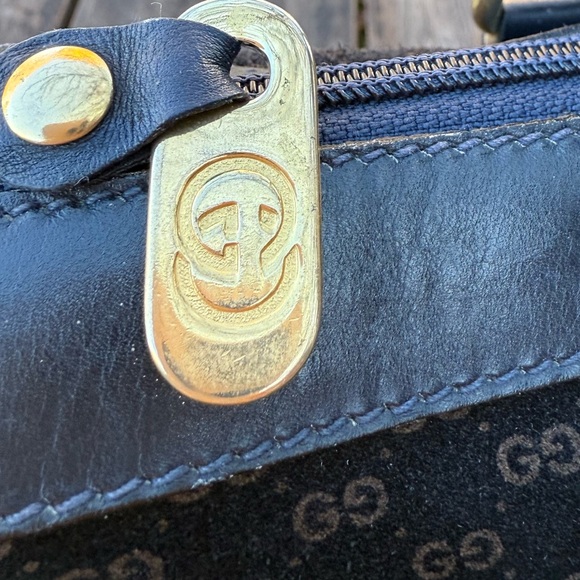 Gucci Vintage Suede Satchel - Picture 5 of 16